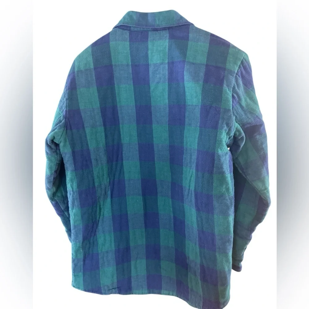 Vintage Mens Store At Sears Lined Flannel Jacket Men's Medium Tall Faded - Picture 2 of 8